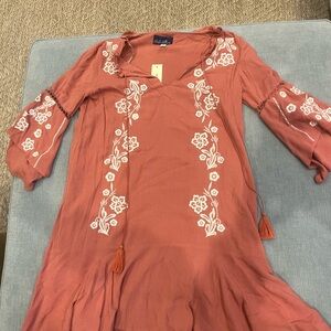 Francesca's Collections Terracotta Dress